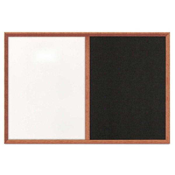 Enclosed Corkboard, 1 Door, 48"x36", 4" Fra